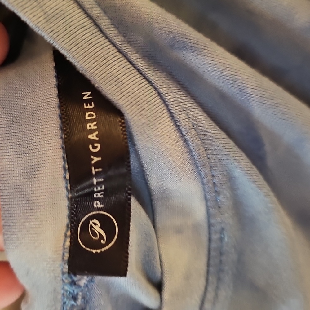 Prettygarden Sz S Blue Tie-Dye Jumpsuit - Picture 2 of 9